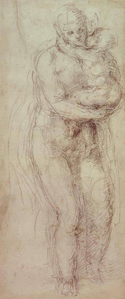 Madonna y Niño de Michelangelo Buonarroti